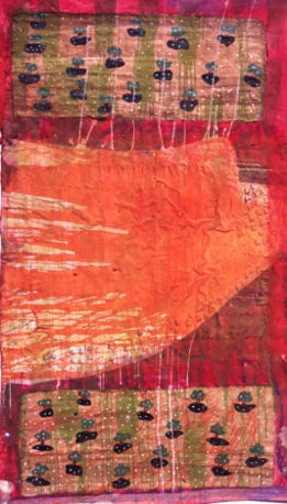 Arbeiten auf Handgesch&ouml;pften Himalaya Papier, 100 x 170 cm