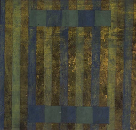 Gedanken zum Ornament II&bull; 1996 34 &times; 34 cm &bull; &Ouml;l auf Papier